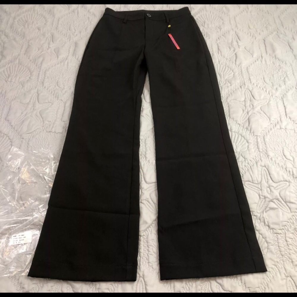 UNIF Womens O2 Pant Black Flare Bottom Size 27